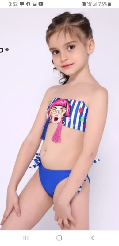 Create meme: children's bikini swimsuit, swimwear for little girls, a separate swimsuit for a girl