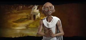 Create meme: Gandhi civilization 6, Mahatma Gandhi civ 6, Mahatma Gandhi civilization 6