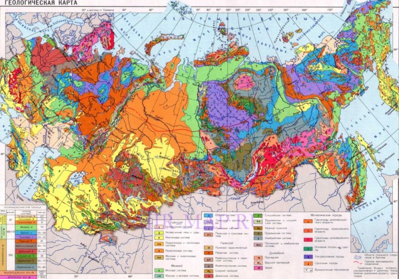 Создать мем: геологическая карта ссср, геологическая карта четвертичных отложений россии, геологическая карта