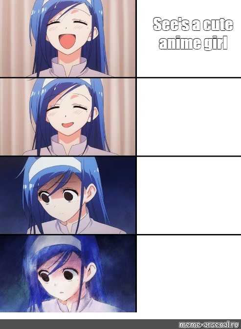 Ah yes, cute anime girl : r/memes