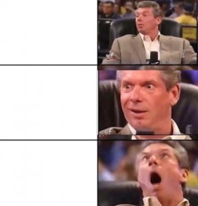 Create meme: Vince McMahon, looks meme, memasuki meme