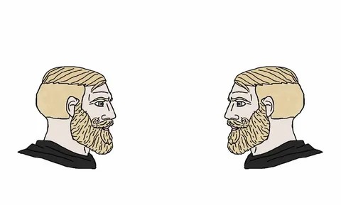 Создать мем: мем мужчина с бородой, микелла elden, борода мем