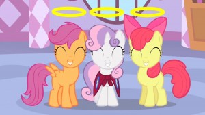 Create meme: my little pony friendship is magic, apple bloom, the cutie mark crusaders