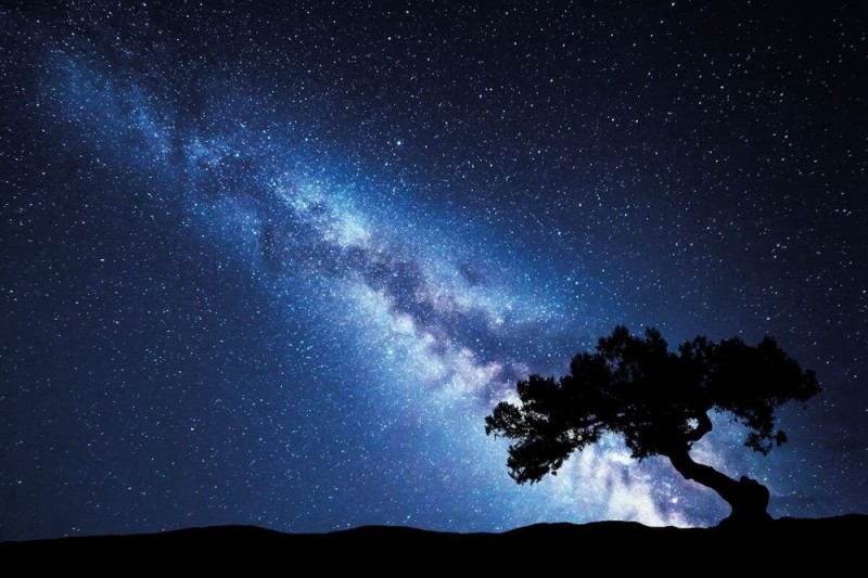 Create meme: starry night, milky way background, starry sky