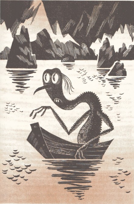 Create meme: illustrations of fairy tales, gollum soviet edition, tove jansson illustrations