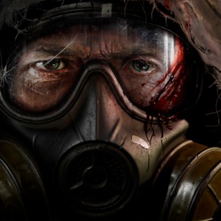 Create meme: s.t.a.l.k.e.r., stalker in a gas mask art, stalker 2 the heart of chernobyl