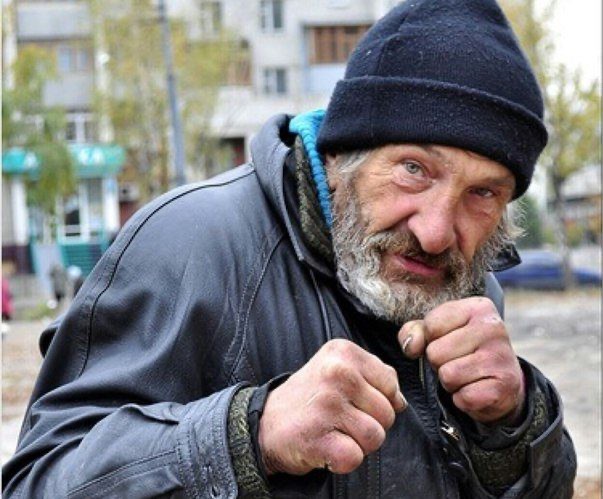 Create meme: homeless Mike, homeless , homeless Arkady