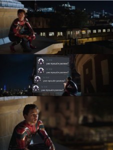 Create meme: Avengers finale, spider-man