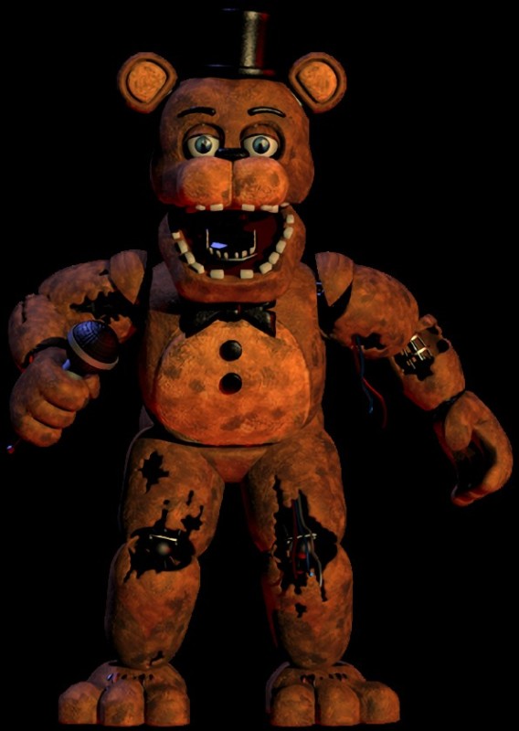 Create meme: old Freddy, from withered Freddy, five nights at freddy's