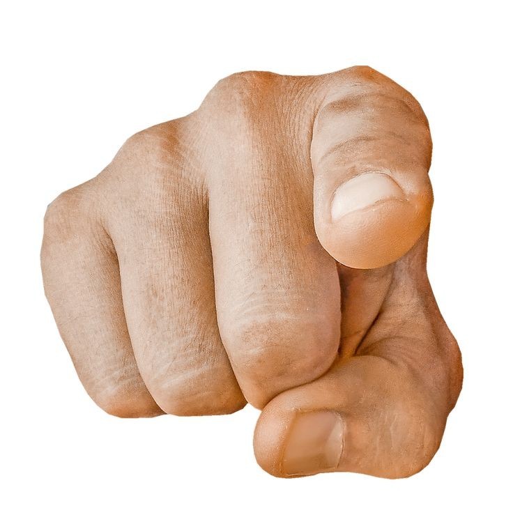 Создать мем: часть тела, палец указывающий на тебя, указательный палец