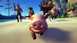 Создать мем: sea of thieves свинка, мультфильм, свинка и 3 sea of thieves