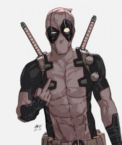 Создать мем: marvel deadpool, дэдпул арт стикеры, арт дэдпул классический