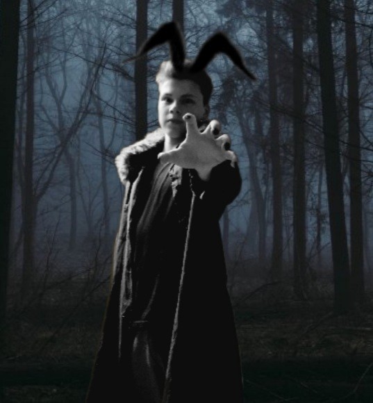 Create meme: darkness, maleficent art, the man with the antlers