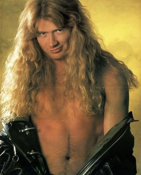 Create meme: Dave Mustaine , david ellefson, Dave Mustaine young