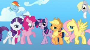 Create meme: my little pony mane 6, my little pony wallpaper, Friendship is a miracle