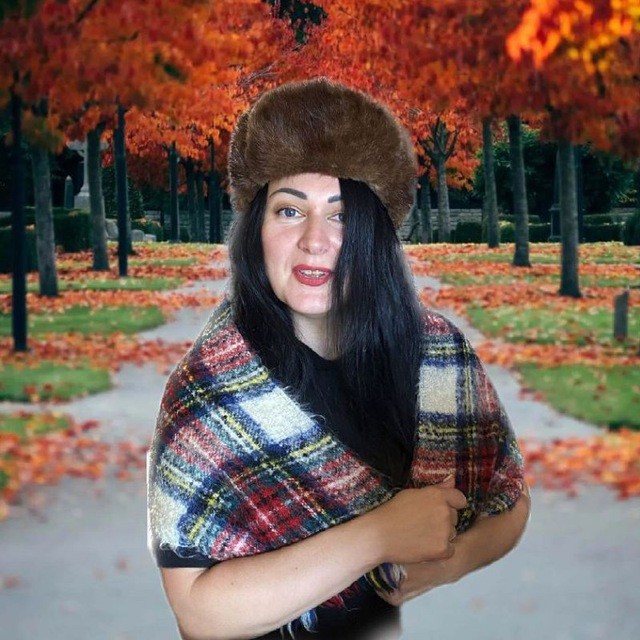 Create meme: fur hat, girl , women's mink hat