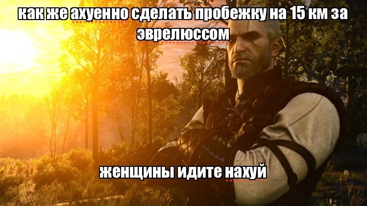 Create meme: Geralt, Toussaint the Witcher, The witcher stick meme