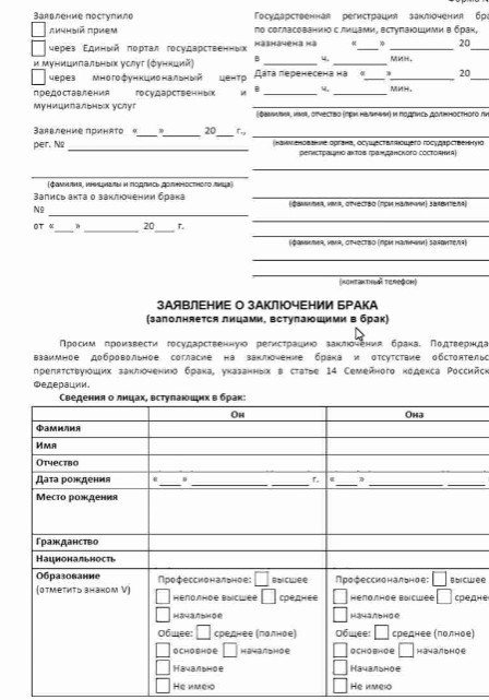 Create meme: application form for marriage at the registry office, the application form for the dissolution of marriage in the registry office, application at the registry office for marriage sample application