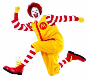 Create meme: clown, the clown Ronald McDonald, McDonald's