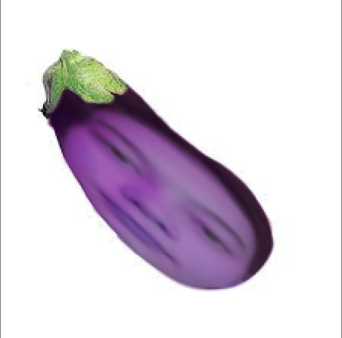 Create meme: eggplant on a white background, eggplant , eggplant drawing