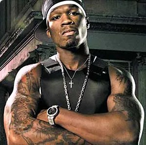 Создать мем: слова 50 cent in da club, 50 cent candy shop, дискография 50 cent