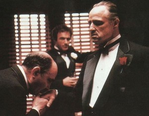 Create meme: the godfather 1, don Corleone kissed his hand, Vito Corleone