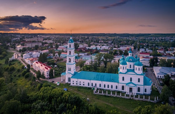 Create meme: yelabuga, spassky cathedral yelabuga view from the bell tower, spassky cathedral of yelabuga