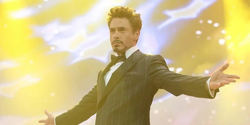 Create meme: Robert Downey , Robert Downey Jr. throws up his hands, meme Robert Downey