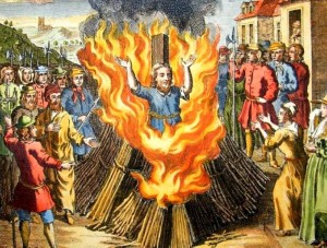 Создать мем: инквизиция в англии, сожжение еретиков в средние века, сожжение на костре
