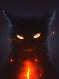 Create meme: cat, cat night, cat art