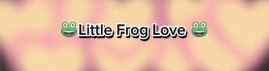 Создать мем: i love, i love frog, love