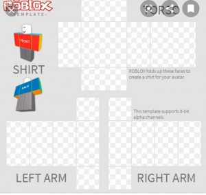 Official Roblox Pants Template