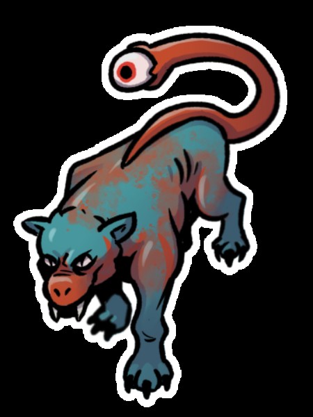 Create meme: monster displacer beast, aeorian nullifier, Panther 