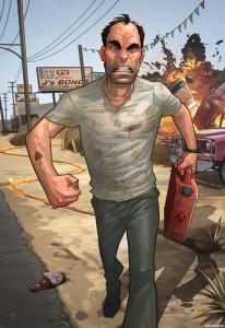 Создать мем: тревор филлипс аниме, grand theft auto v, тревор филипс