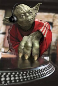Create meme: Yoda DJ 