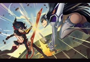 Создать мем: matoi ryuko, рюко матой битва, матой рюко