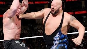 Create meme: Brock Lesnar and the big show 2014, wrestling the big show, Kane vs the big show wwe