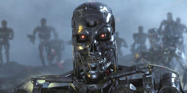Create meme: terminator rise of the machines, t 800 terminator, Skynet terminator