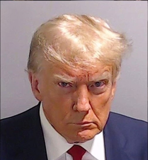 Create meme: Donald trump , trump's mugshot, trump's arrest