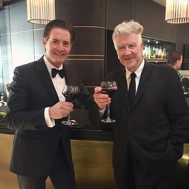 Create meme: David Lynch and Kyle McLachlan, David Lynch , kyle McLachlan