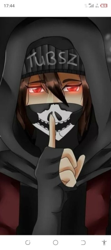 Create meme: avatar for cs go anime kid, figure , kun in a hood and mask
