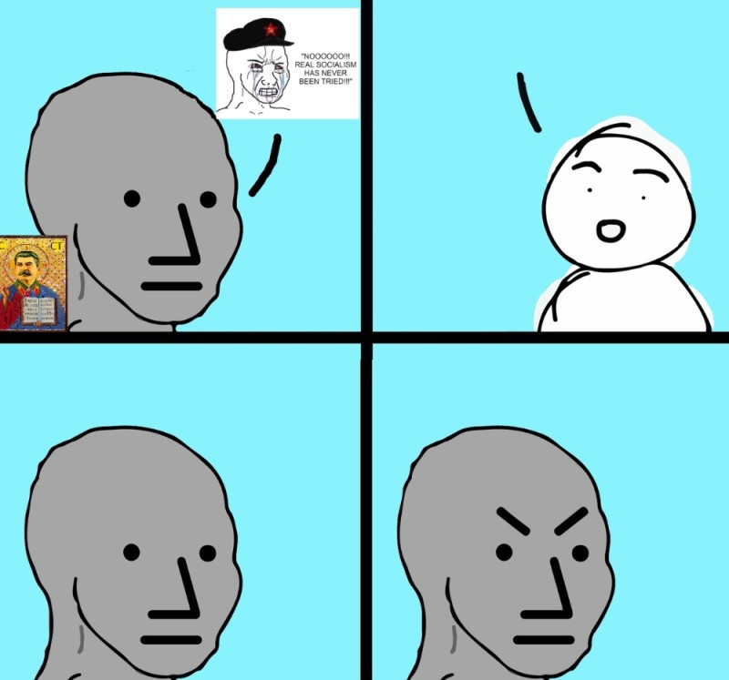 Create meme: memes about npcs, npc memes, online fan meme