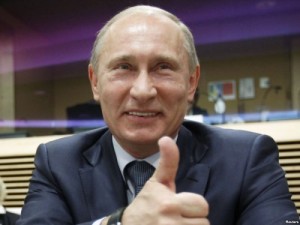 Создать мем: Putin in good