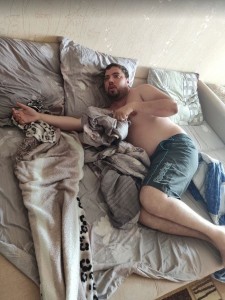 Create meme: sleeping wife, Russian guys, guy