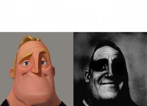 Create meme: memes the incredibles, the father from the incredibles meme, the incredibles meme dad