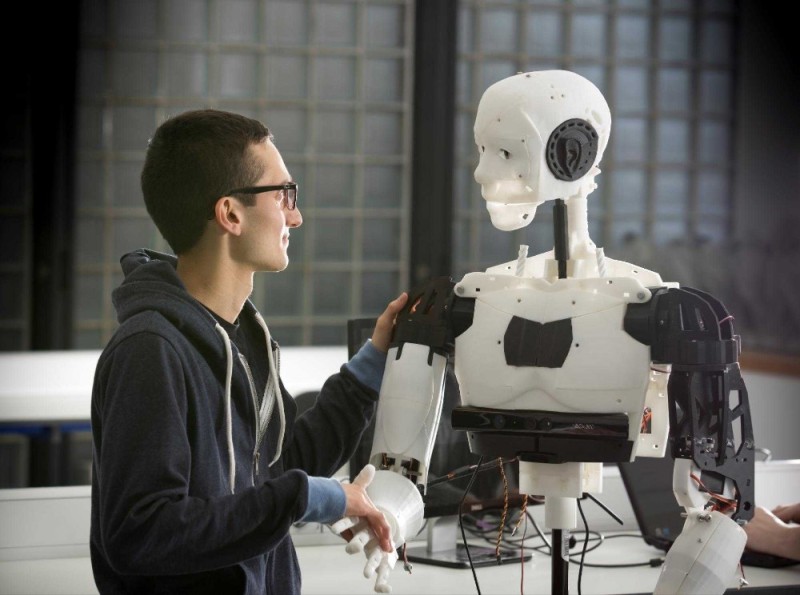Create meme: robot , robots, a robot with AI