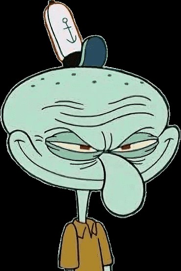 Create meme: squidward , squidward smiles, squidward face