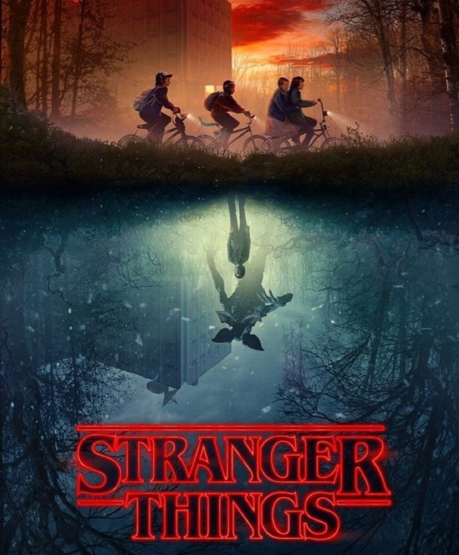 Create meme: very strange things, poster very strange things, stranger things cover