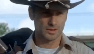 Создать мем: рик граймс шериф, кадр из фильма, ходячие мертвецы трейлер
