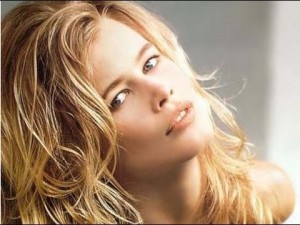 Create meme: blonde, girl, Claudia Schiffer